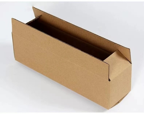 Caixa de transporte ondulada Cuboid 9cmx9cmx27cm da mobília das caixas do papel de embalagem