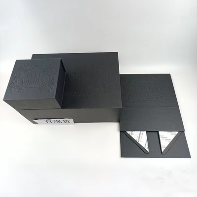 Caixa de empacotamento do presente múltiplo dobrável do cartão do tamanho com fechamento magnético