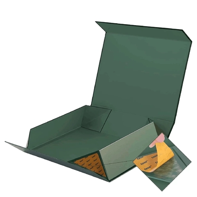 Caixa de embalagem de presente de papelão dobrável com acabamento de carimbo e personalizado