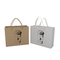 128gsm-350gsm Art Paper Shopping Bag Simple afaga imprimir sacos de mantimento do papel de Brown