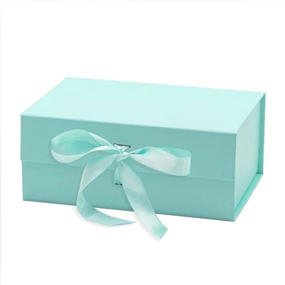 Caixas de presente da dama de honra das caixas do chocolate do favor do casamento do verde do lago vazias