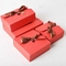 os doces do papel de embalagem do chocolate 1800gsm encaixotam caixas do favor de banquete de casamento do laço