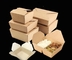 750ml ao sanduíche 2000ml biodegradável encaixota recipientes de alimento descartáveis amigáveis de Eco