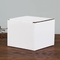 O logotipo personalizado transporte do cartão de 5 dobras encaixota as caixas 20x20x10 de empacotamento onduladas
